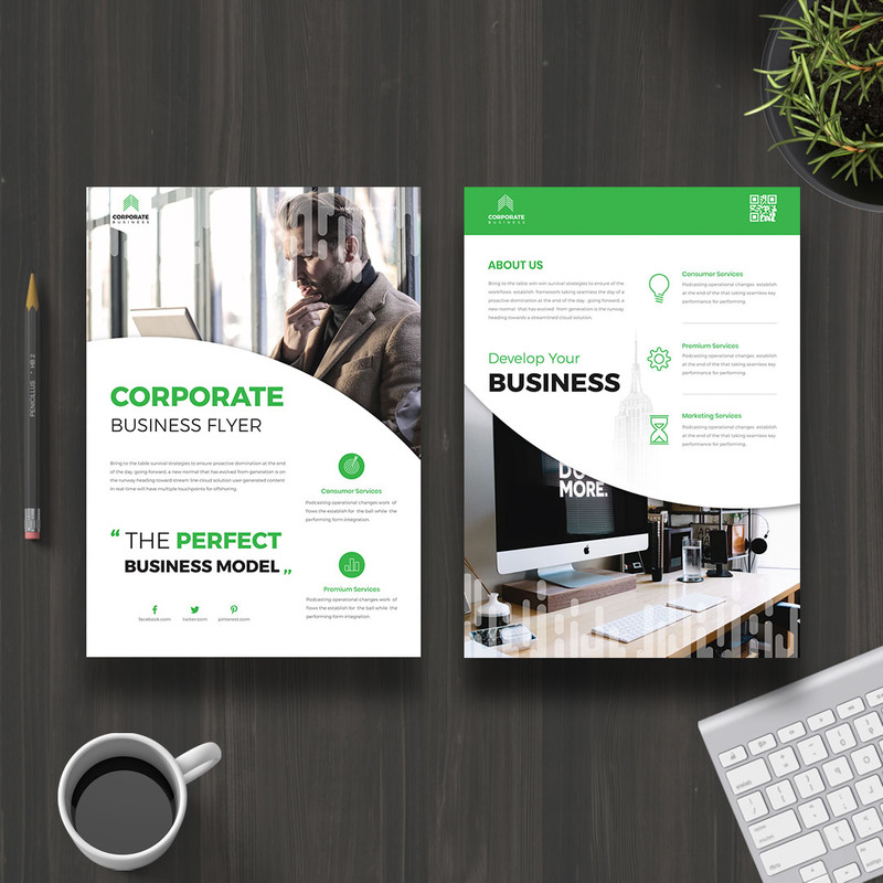 Professional Business Flyer Corporate Identity Template - Features Image 1