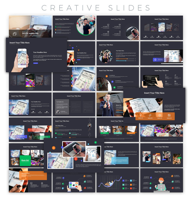 Digital Marketplace PowerPoint-mall - Features Image 1