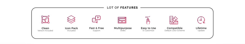 Social Media Presentation - Infographic PowerPoint template - Features Image 1