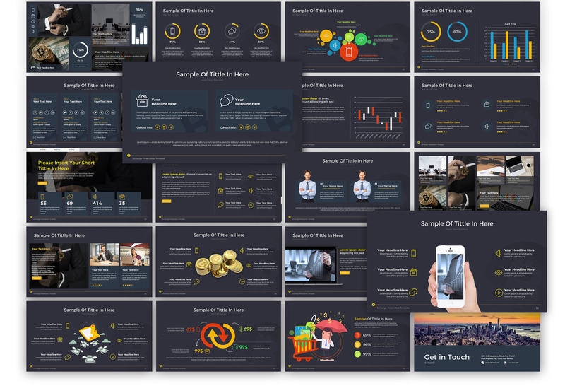 B-Exchange Presentation - - Keynote template - Features Image 3