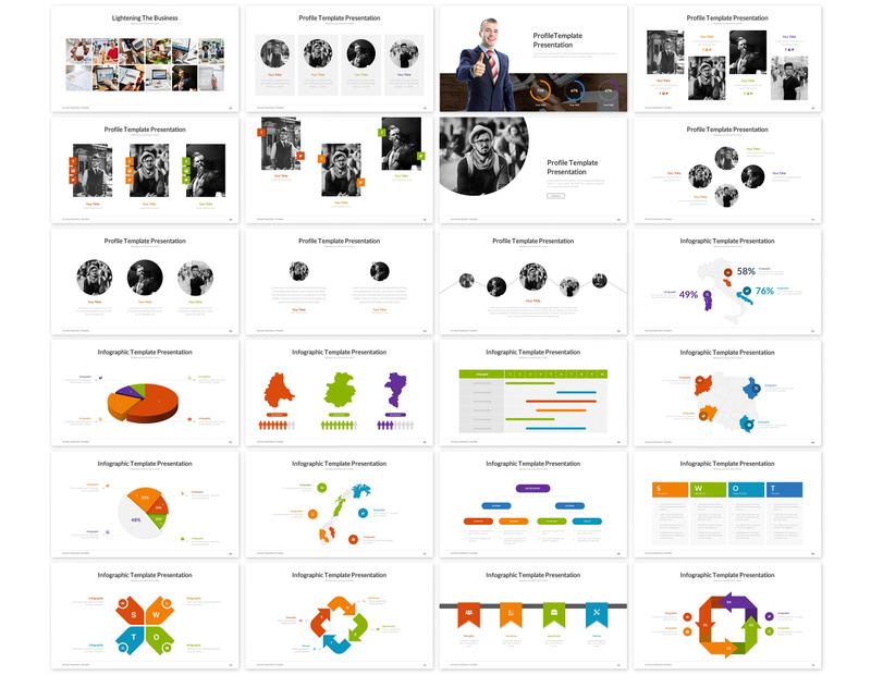 Alleggerimento del modello di presentazione aziendale PowerPoint - Caratteristiche Immagine 4