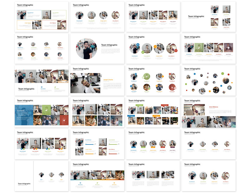 Teams Placeholder Presentation - Infographic PowerPoint template - Features Image 2