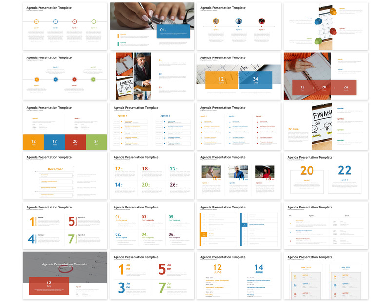 Agenda - Infographic PowerPoint template - Features Image 2