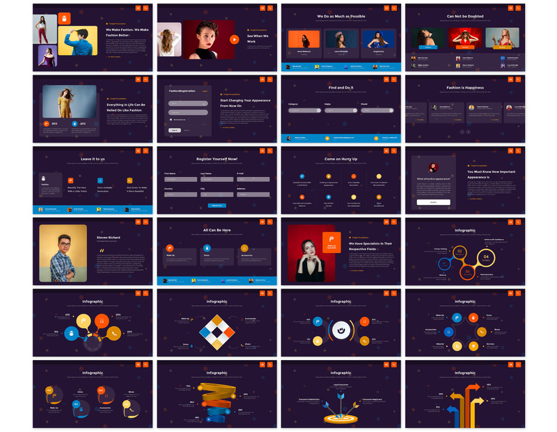 Modello PowerPoint a pois - Caratteristiche Immagine 3