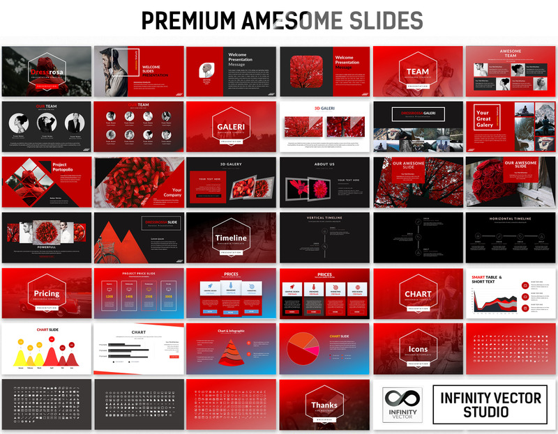 Dressrosa Premium - Modello di Keynote - Caratteristiche Immagine 1