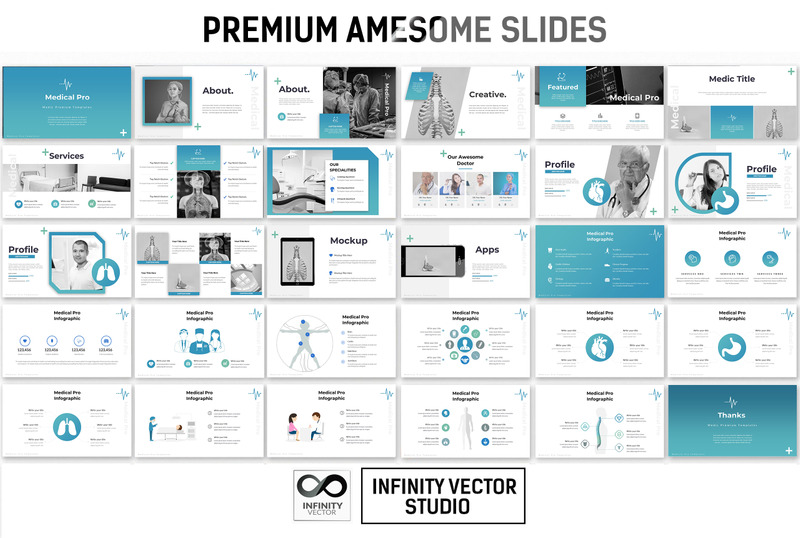 Medical Pro PowerPoint template - Features Image 1