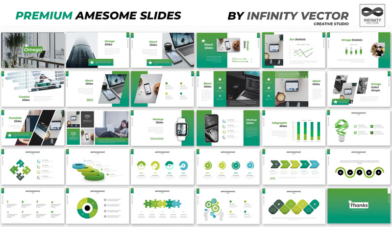 Omega Business - Keynote-sjabloon - Features Image 1