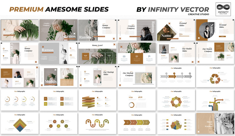 Modèle PowerPoint de mode de Ramos - Caractéristiques de l’image 1