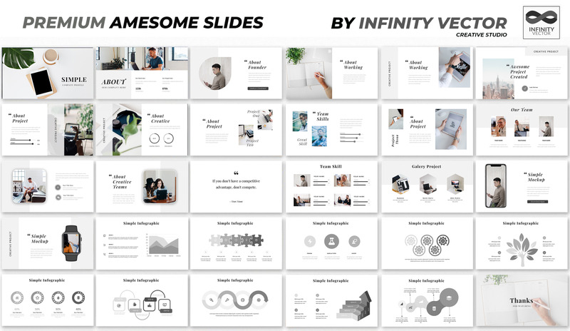 Modello PowerPoint aziendale semplice - Caratteristiche Immagine 1