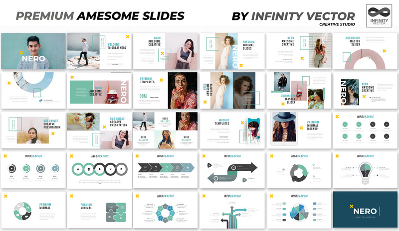 Nero Creative PowerPoint template - Features Image 1