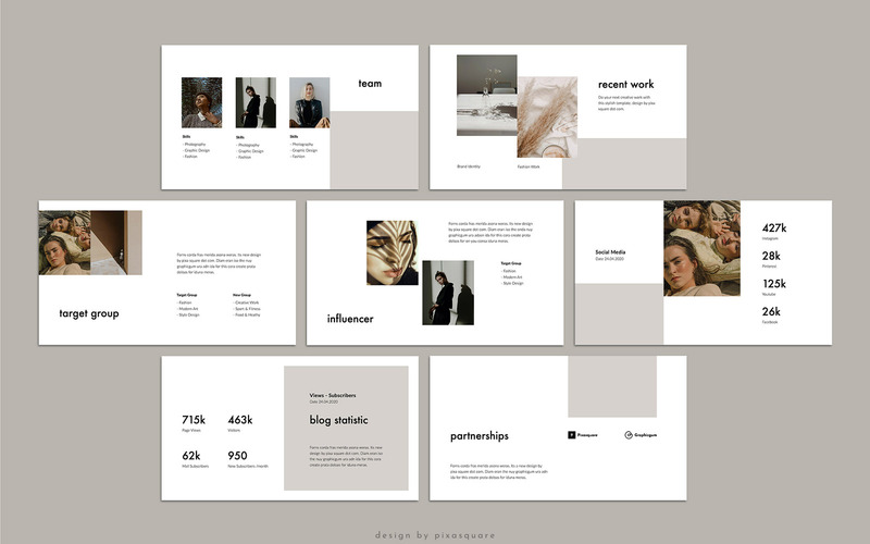KARA - Media Kit Branding PowerPoint Template - Features Image 2