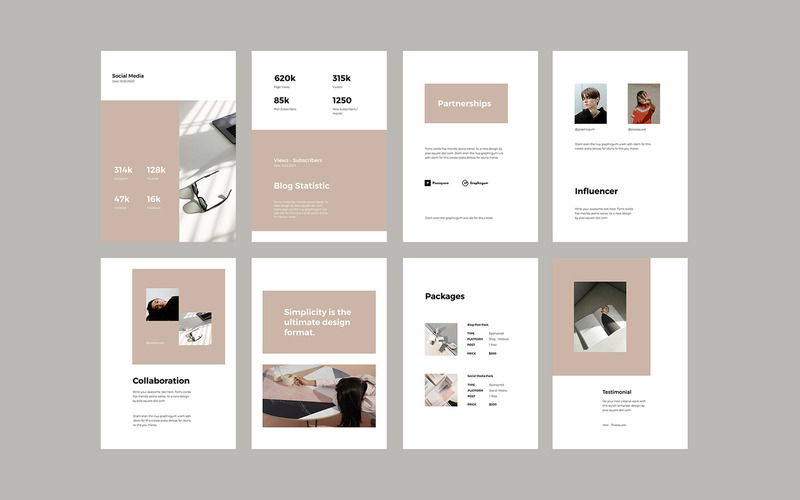 MACA - A4 Vertical Media/Press Kit PowerPoint Template - Features Image 3
