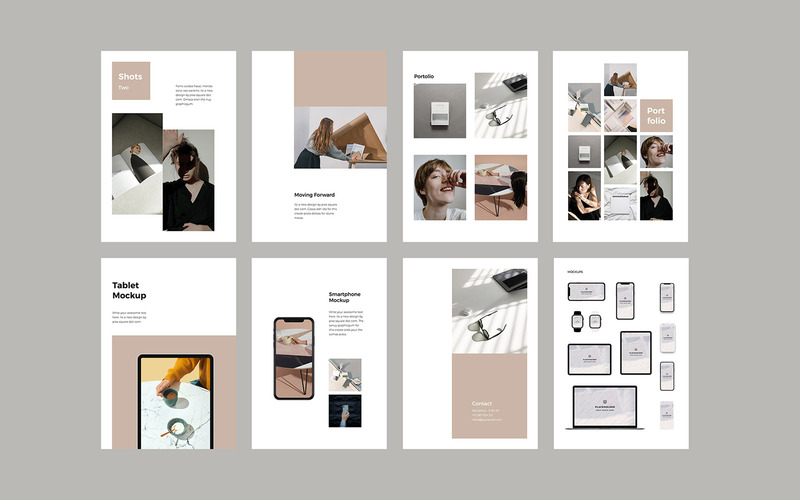 MACA - A4 Vertical Media/Press Kit PowerPoint Template - Features Image 5