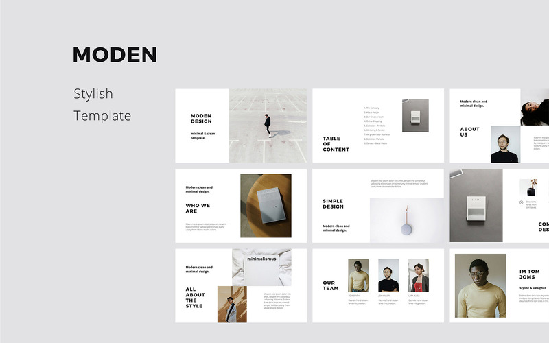 MODEN - Presentazione Google Slides - Caratteristiche Immagine 1