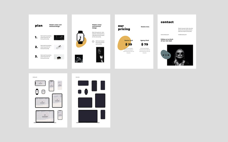 MOSY - PowerPoint A4 vertical - modelo de apresentação - Features Image 6