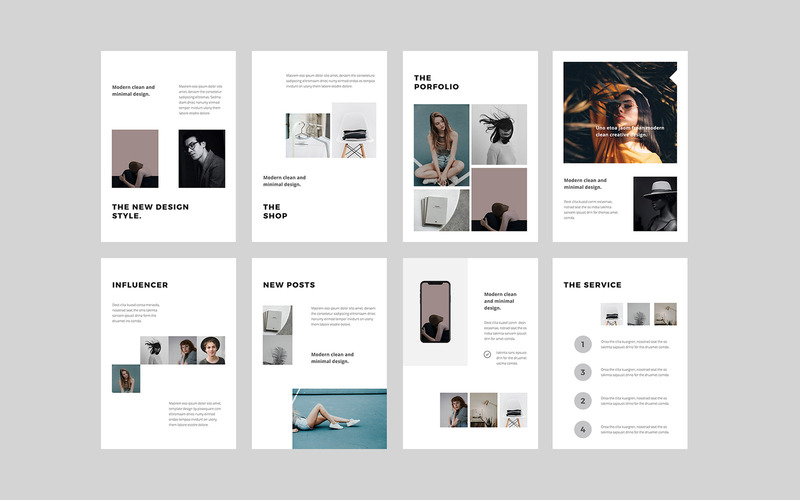 BOSH - A4 Vertical PowerPoint Template - Features Image 3