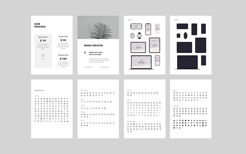 BOSH - A4 Vertical PowerPoint Template - Features Image 6