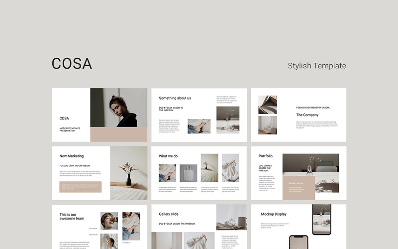 COSA - Презентация Google Slides - Features Image 1