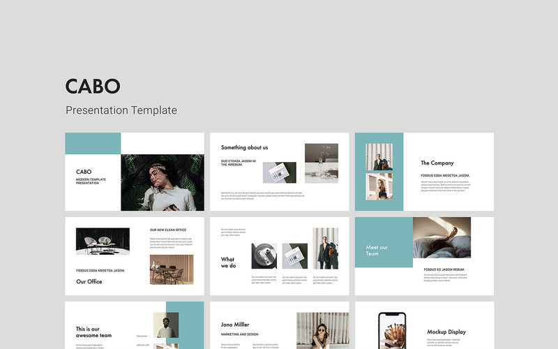 CABO - Presentation PowerPoint Template - Features Image 1