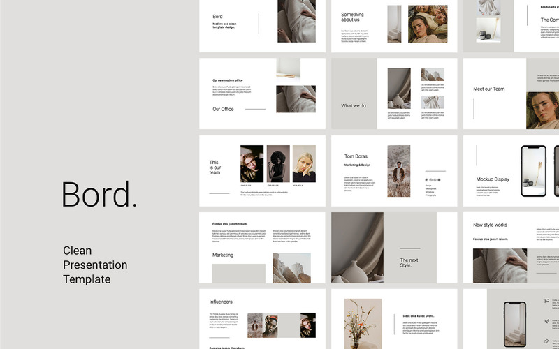 BORD Presentation PowerPoint Template - Features Image 1