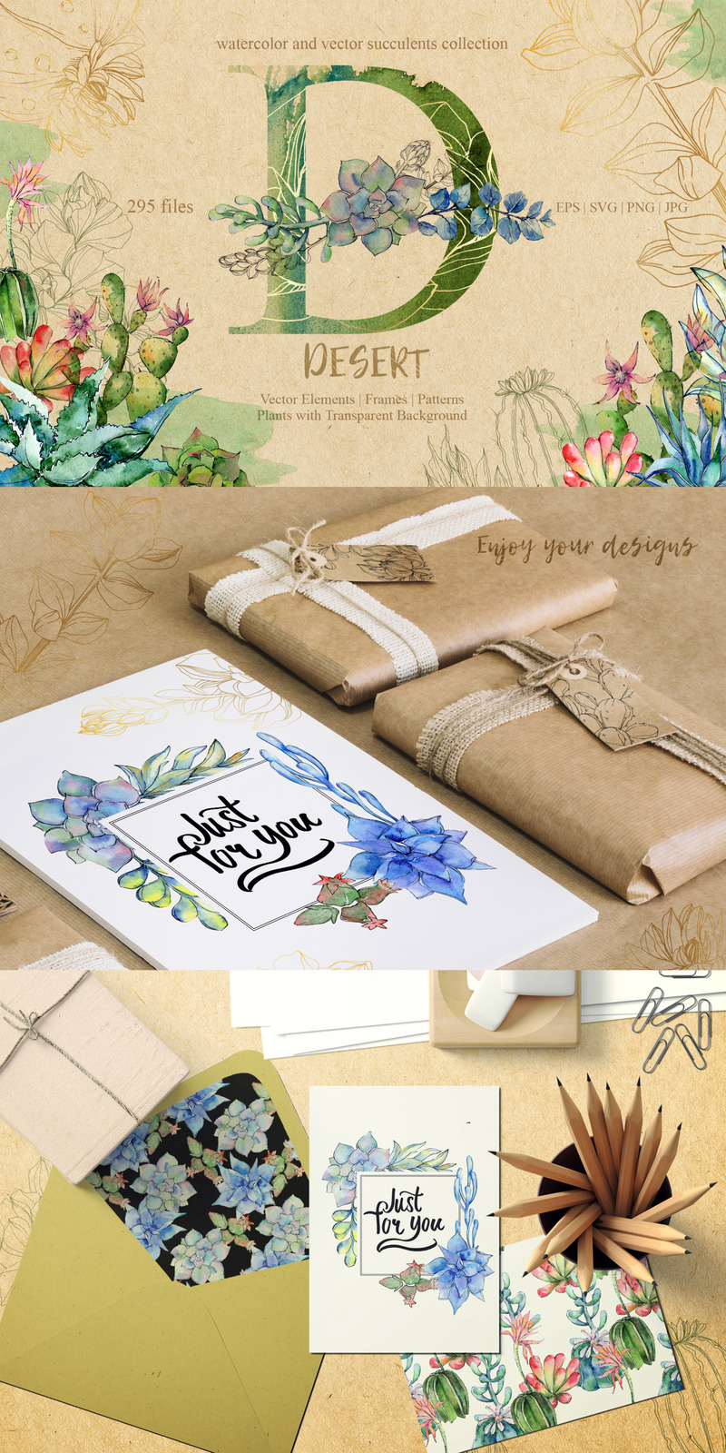 D-desert EPS, SVG, PNG, JPG Set Illustration - Features Image 1