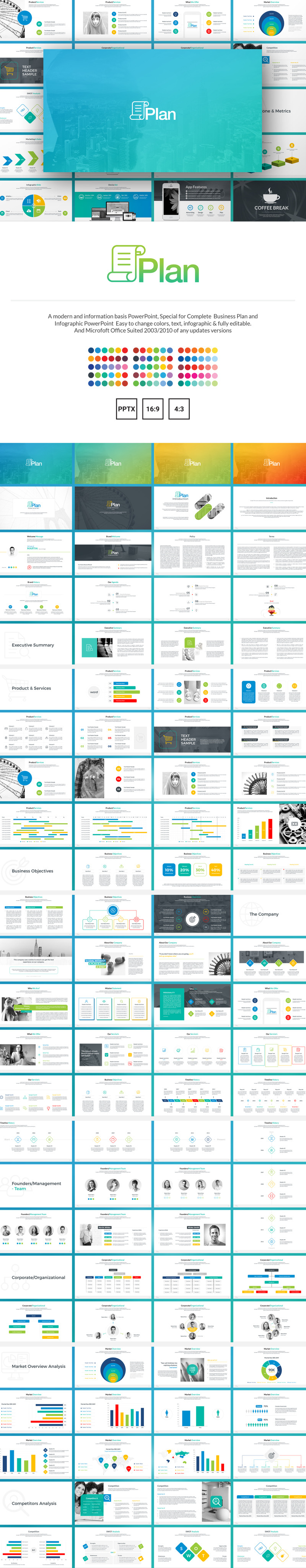 Tema PowerPoint #69570 Plan - Business Plan & Infographic - Immagine Caratteristiche 1