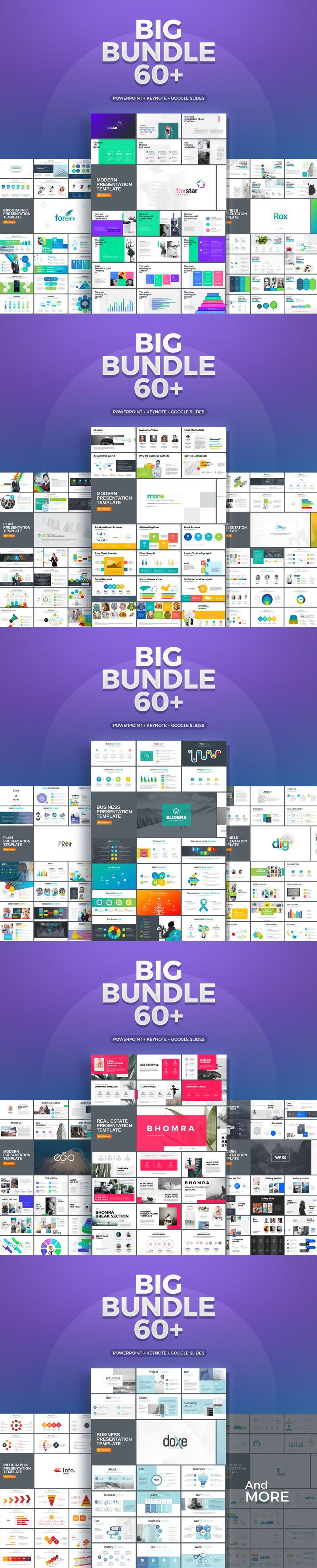 60+ Presentación, Powerpoint, Keynote, Google Slides Plantilla de PowerPoint - Imagen de características 2