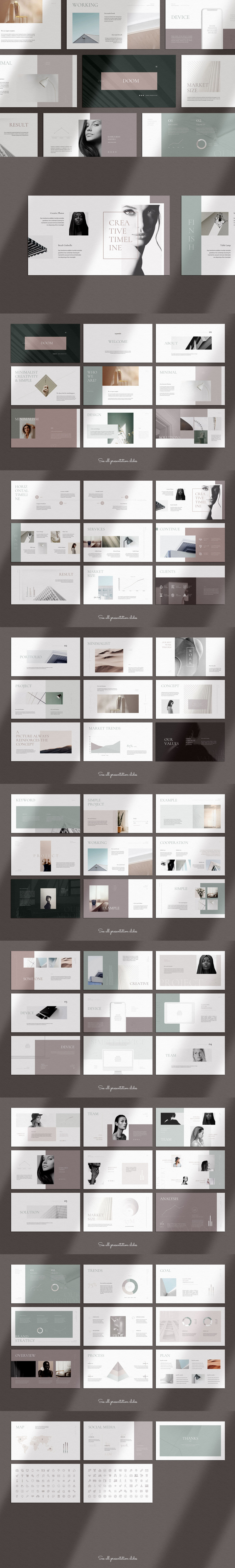 DOOM - Minimal Presentation - Keynote template - Features Image 1