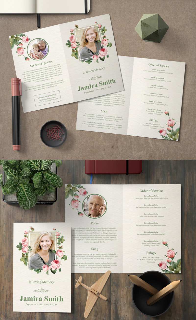 Funeral Program - Corporate Identity Template - Features Image 1