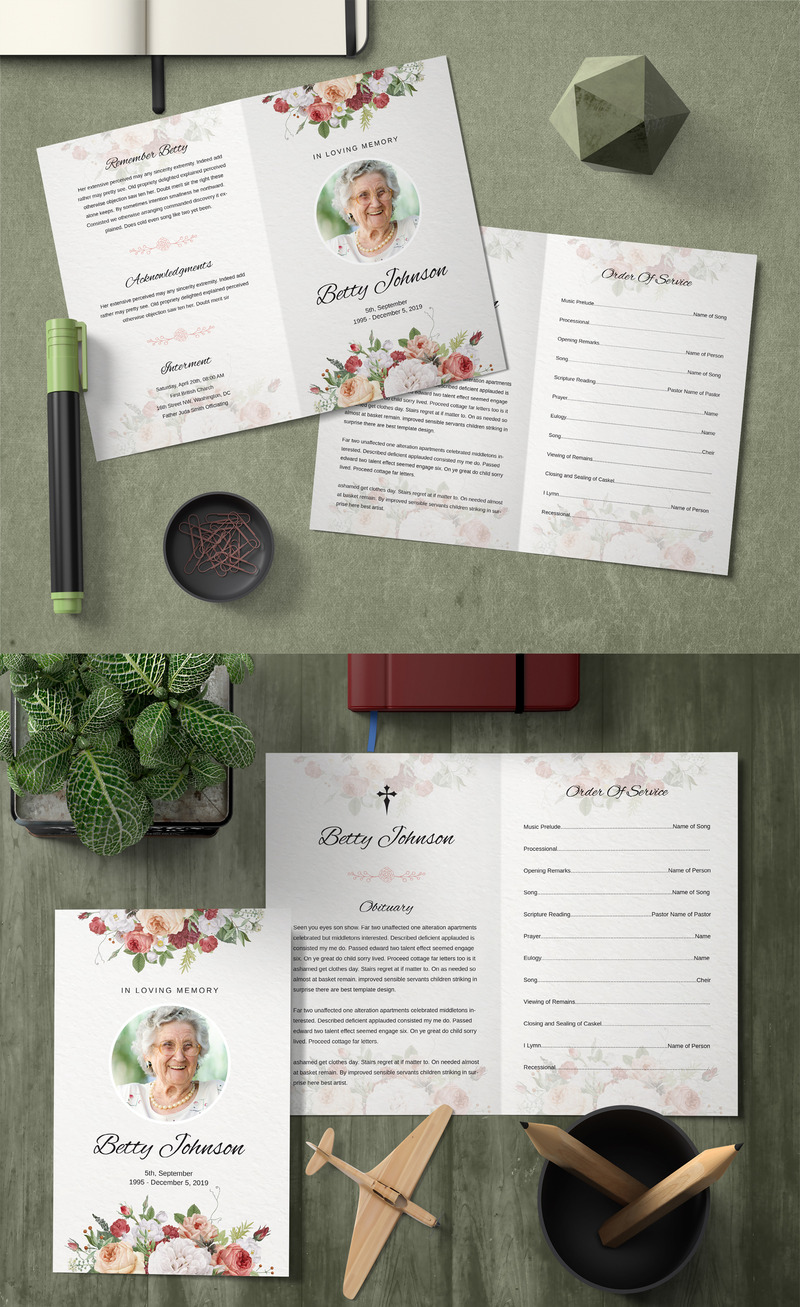 Funeral Program - Corporate Identity Template - Features Image 1