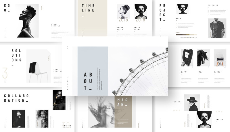 Minimal Powerpoint Presentation Template PowerPoint template - Features Image 2
