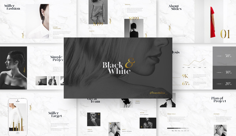 Minimal Powerpoint Presentation Template PowerPoint template - Features Image 4
