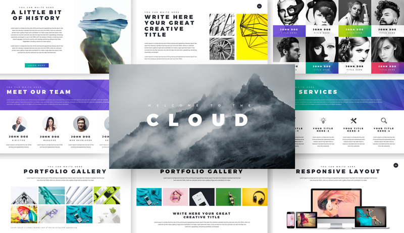 Minimal Powerpoint Presentation Template PowerPoint template - Features Image 5