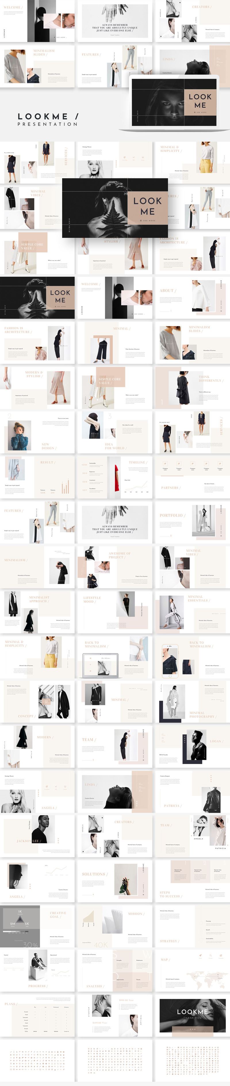 Lookme Minimal Google Slides - Caratteristiche Immagine 1