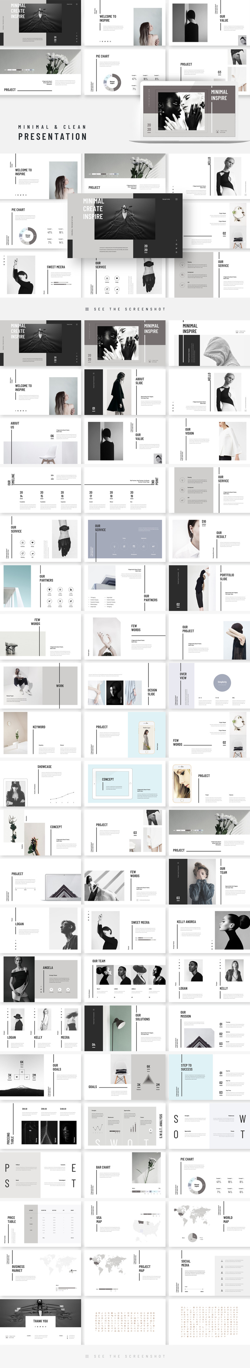 Inspire Minimal Clean Presentation - Keynote-Vorlage - Eigenschaften Bild 1