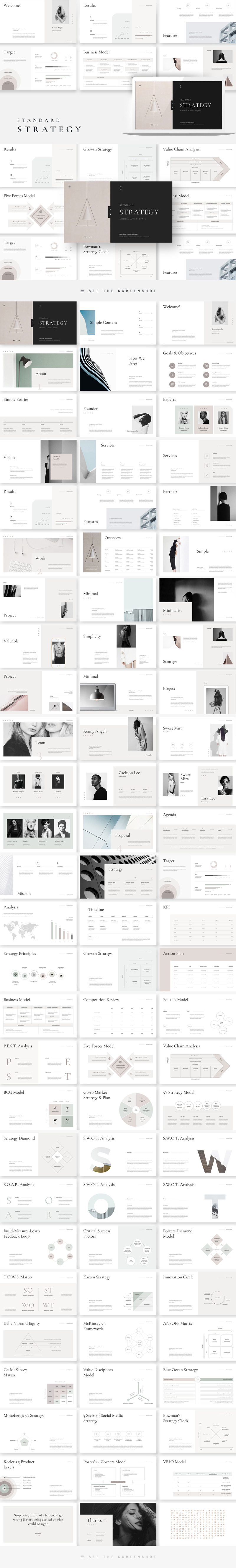 Business Strategy Presentation PowerPoint Template - Features Image 1