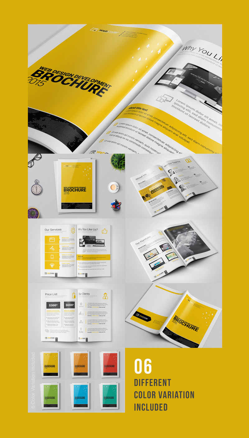 Brochure for Web Agency and Development Agency - Corporate Identity Template - Features Image 1