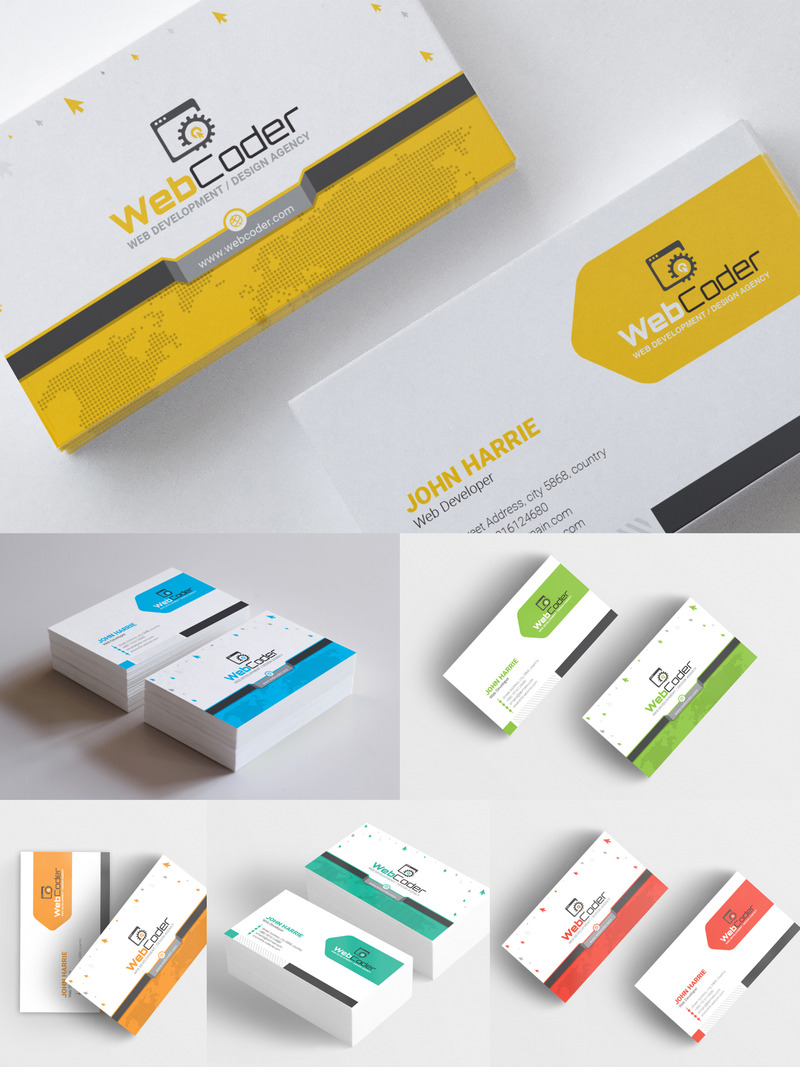 Šablona firemního stylu 17 Business Card Bundle Corporate Identity Template #79081 - Obrázek funkce 14