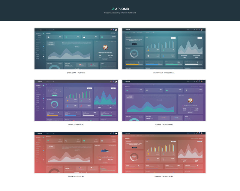 Aplomb - Responsive Bootstrap 4 Admin Template - Features Image 1