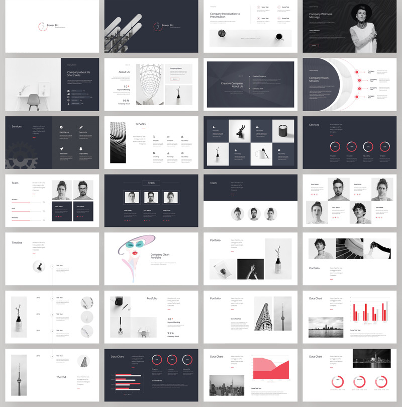 2 Clean Business Presentation Pack PowerPoint template - Features Image 5