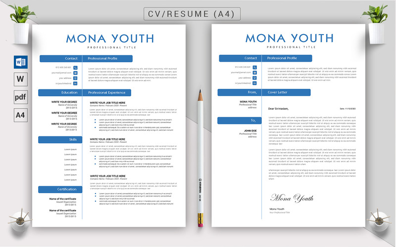 Mona Youth - CV Resume Template - Features Image 2