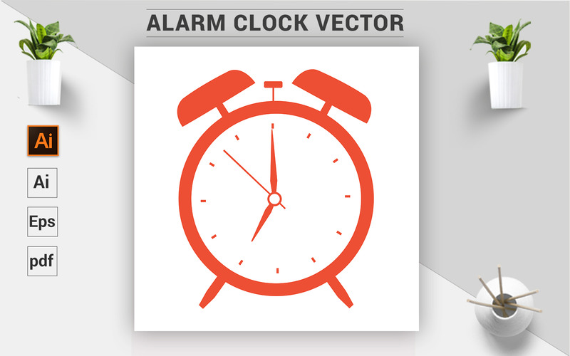 Czysty - Budzik - Grafika wektorowa - Obraz funkcji 2