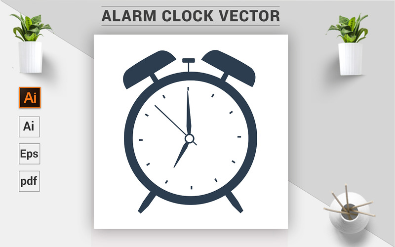 Czysty - Budzik - Grafika wektorowa - Obraz funkcji 3