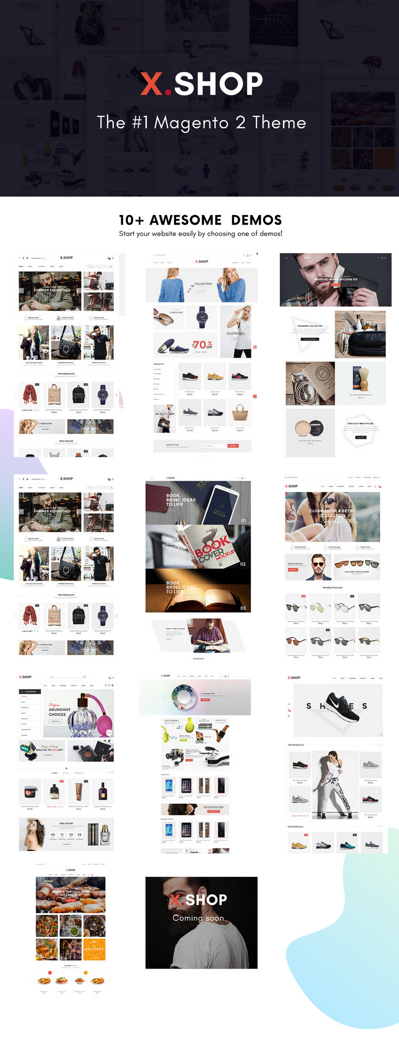 Xshop - Multipurpose and Fully Responsive Magento Theme - Features Image 1