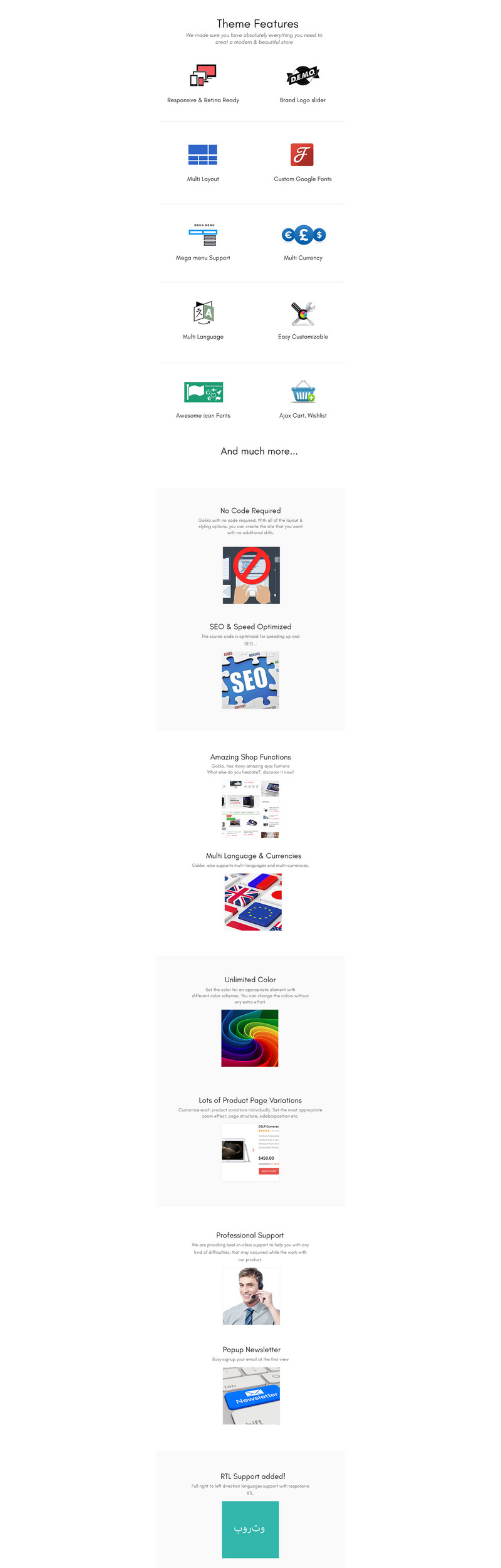 Xshop - Multipurpose and Fully Responsive Magento Theme - Features Image 2