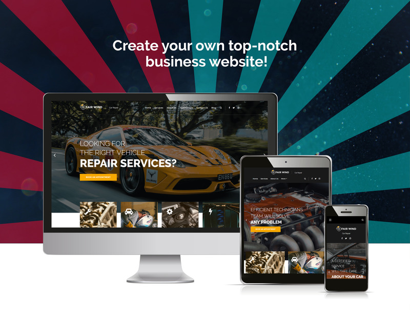 Fair Wind - Car Repair Modern Elementor thème WordPress adaptatif #76007 - Image 1