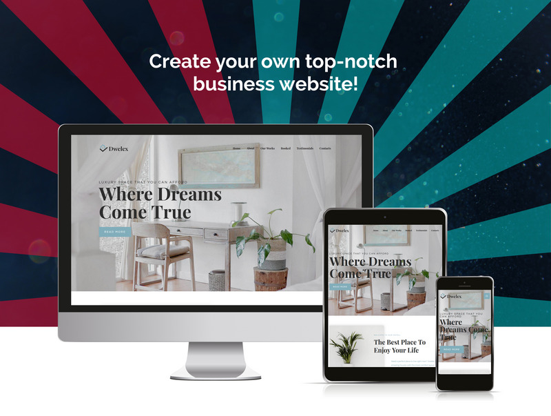Dwelex - Real Estate One Page Modern WordPress Elementor Theme - Features Image 1