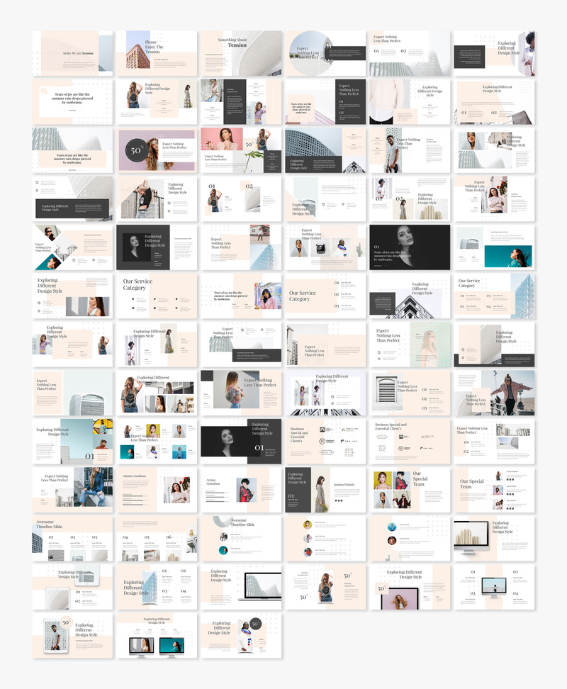 Tension Шаблони презентацій PowerPoint - Характеристики зображення 1
