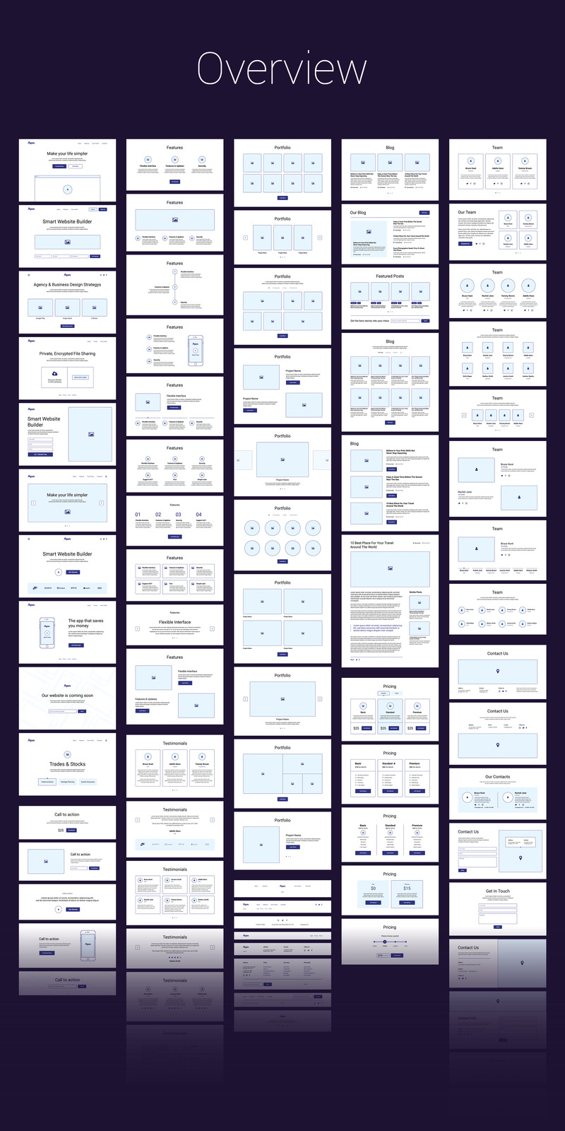 Paper Wireframe Kit UI Elements - Features Image 1