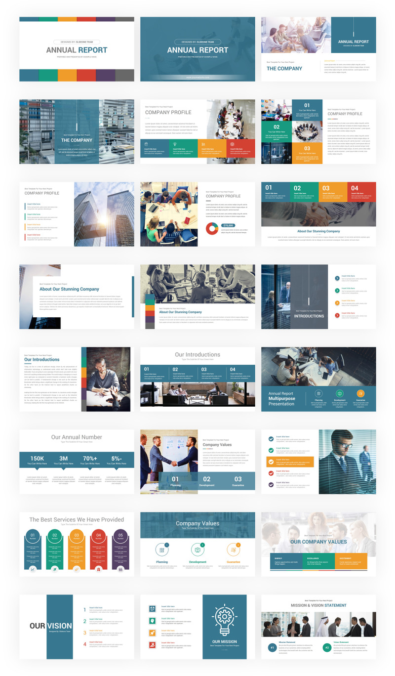 Annual Report PowerPoint Template - Features Image 1